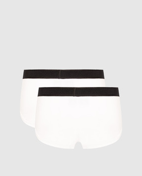 Tom Ford Set of white briefs with contrasting logo T4XC11040