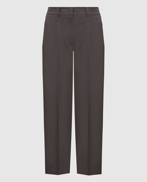 Peserico Gray pants with lapels A0458701941