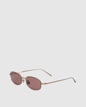 Brunello Cucinelli Gold titanium sunglasses MOCMULTS42