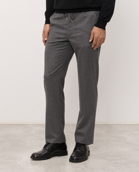Castangia dal 1850 Gray wool pants EQ1063