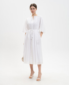 Peserico White midi shirt dress S02399L10A00481