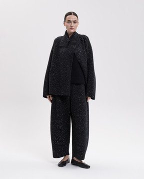 BOBOUTIC Black pants with wool and cashmere 5165