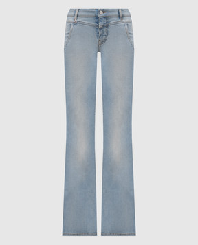 AMIRI Blue flared jeans with a frayed effect AWBMPA1039