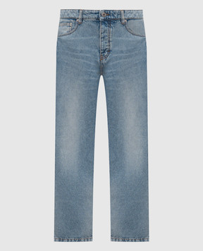 Ami Paris Blue jeans with a worn effect HTR103DE0046