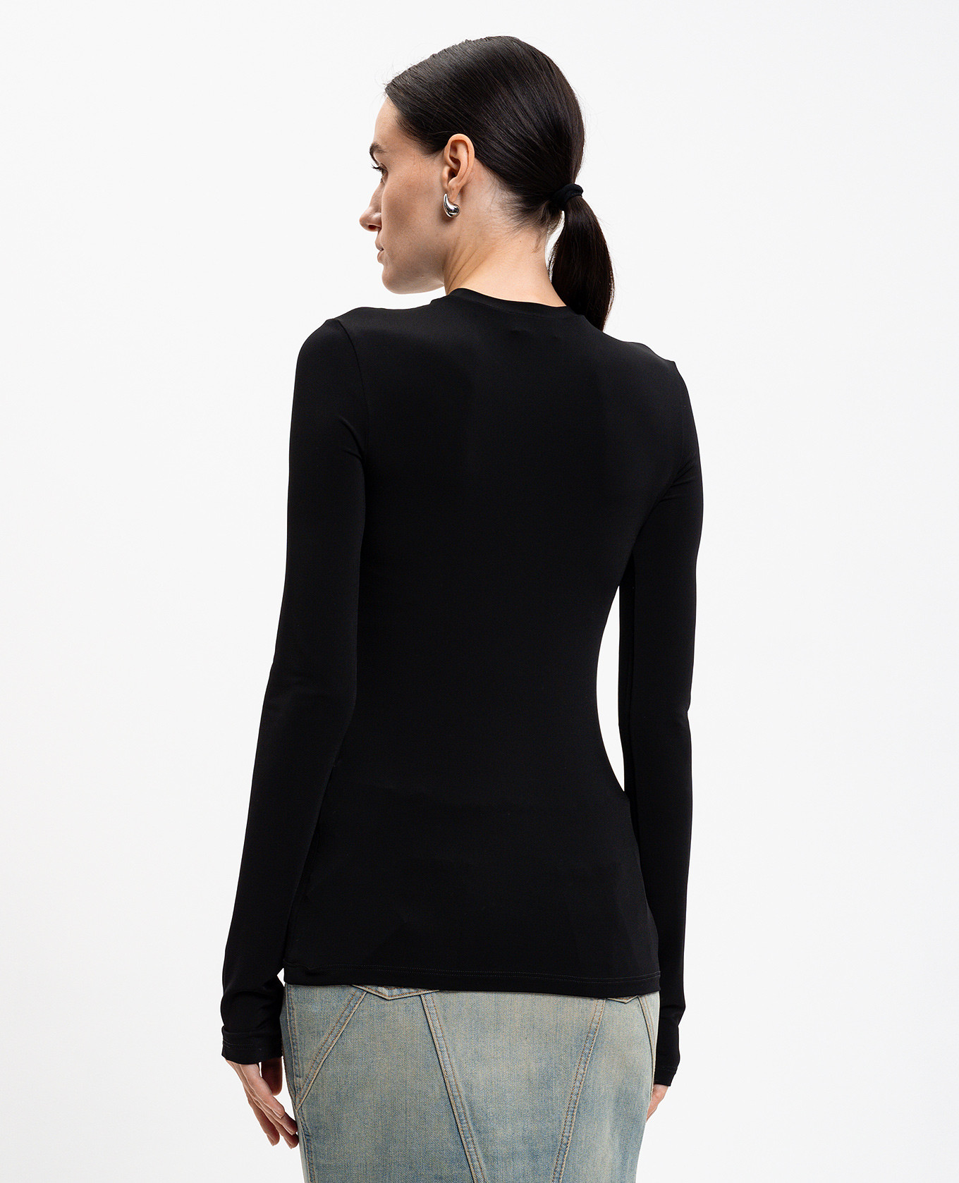 Black long sleeve with logo Off-White 4