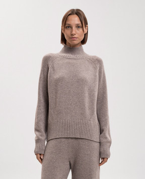 Allude Beige wool and cashmere sweater 26517104