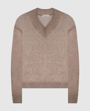 Brunello Cucinelli Beige wool pullover MLC349302P