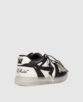Off-White White Leather Out Of Office Varsity sneakers OMIA189F25LEA00C