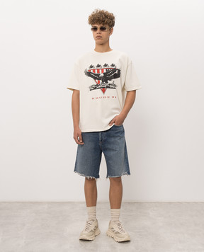 AGOLDE Anson blue denim shorts A6761371