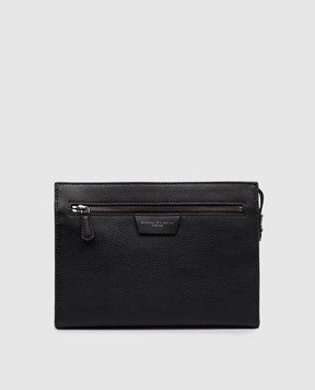 Gianni Chiarini Black leather clutch BSUB20638GRNCRV