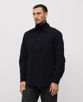 Trussardi Blue shirt with logo 5013N000015NMS102T15