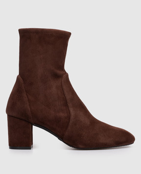 Stuart Weitzman Brown suede ankle boots YULIANA S6276