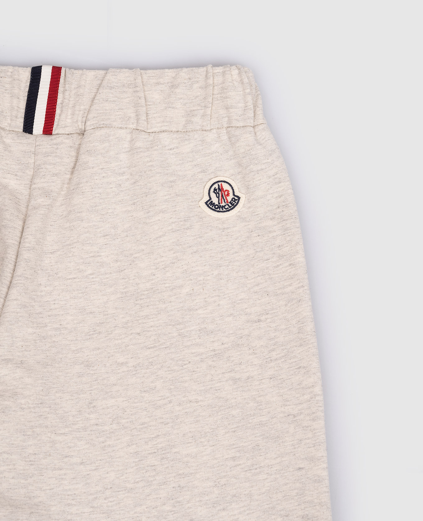 

Children's beige melange joggers with logo Moncler ENFANT