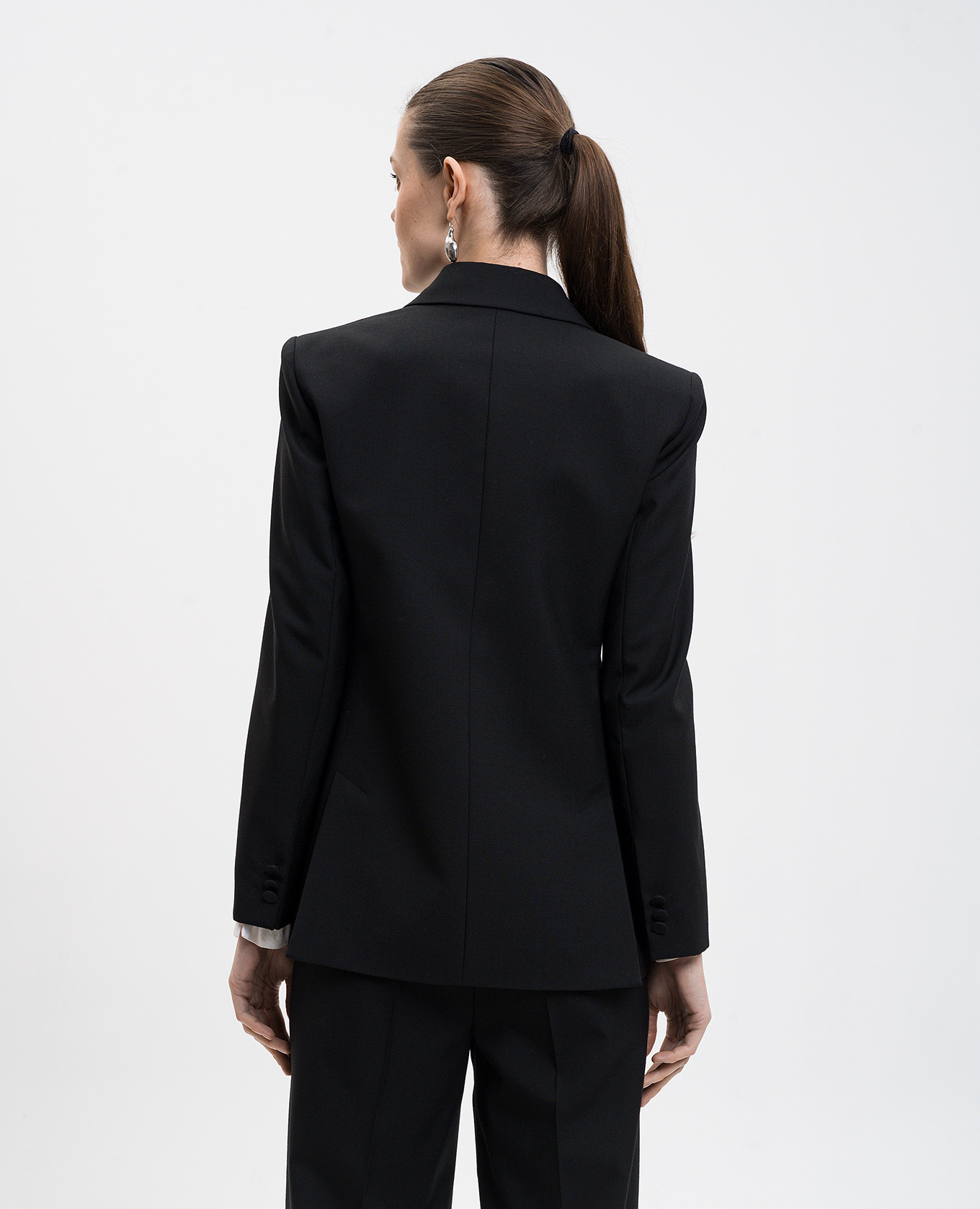 

BRIGIDA black double-breasted wool jacket Max Mara Weekend