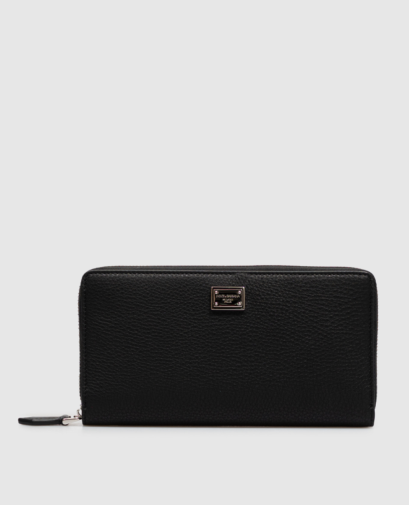 Black leather wallet