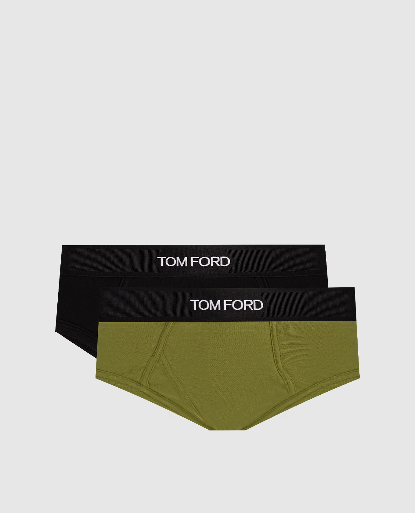 

Contrast logo brief set Tom Ford, White