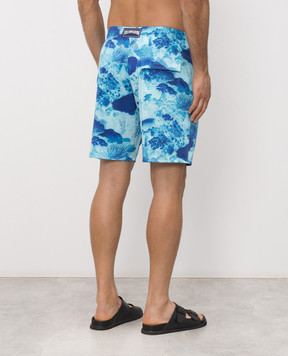 Vilebrequin Coral Reef Blue Swim Shorts OKIEF118