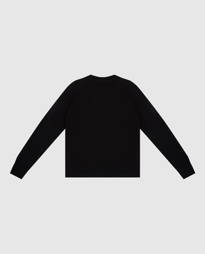 Dolce&Gabbana Children's black wool cardigan L5KWN7JDVGJ