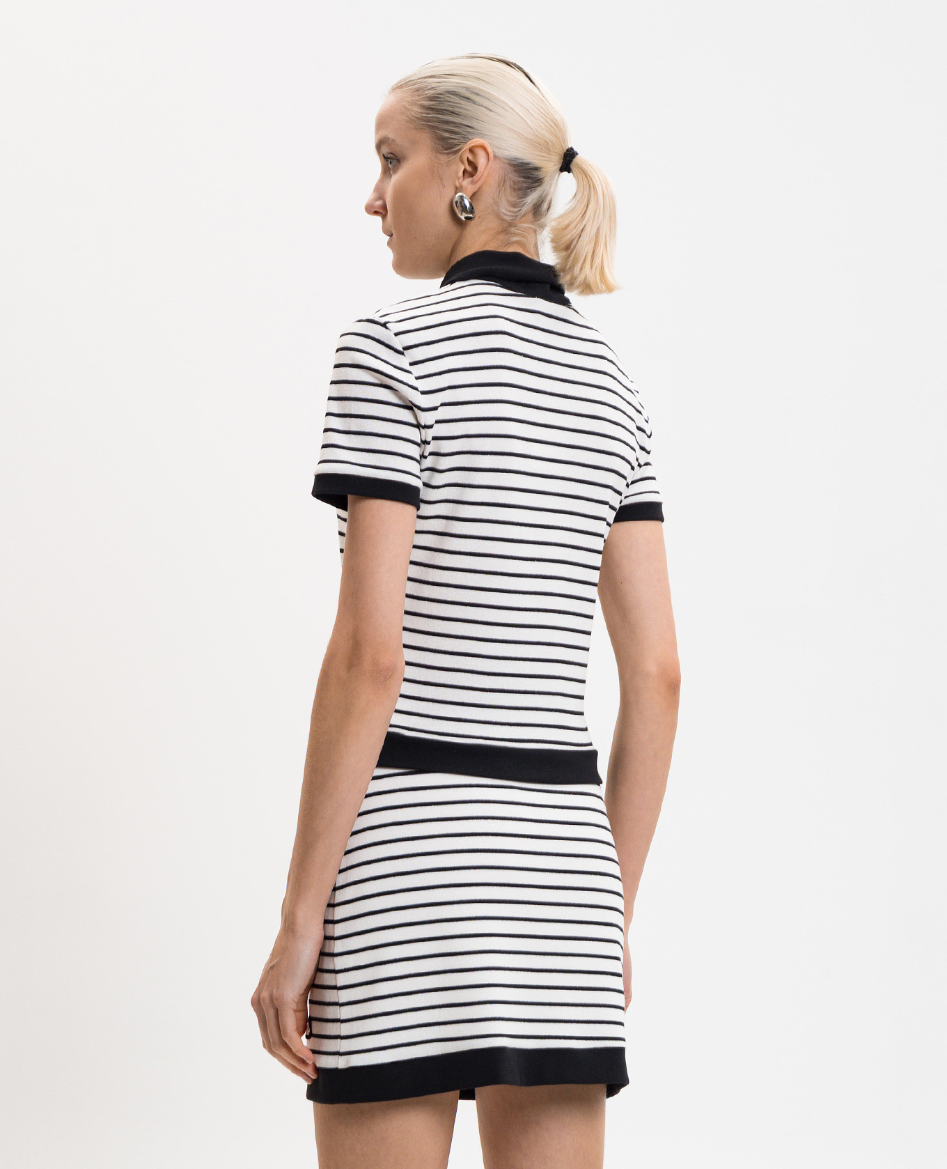 White striped polo shirt Simkhai 4