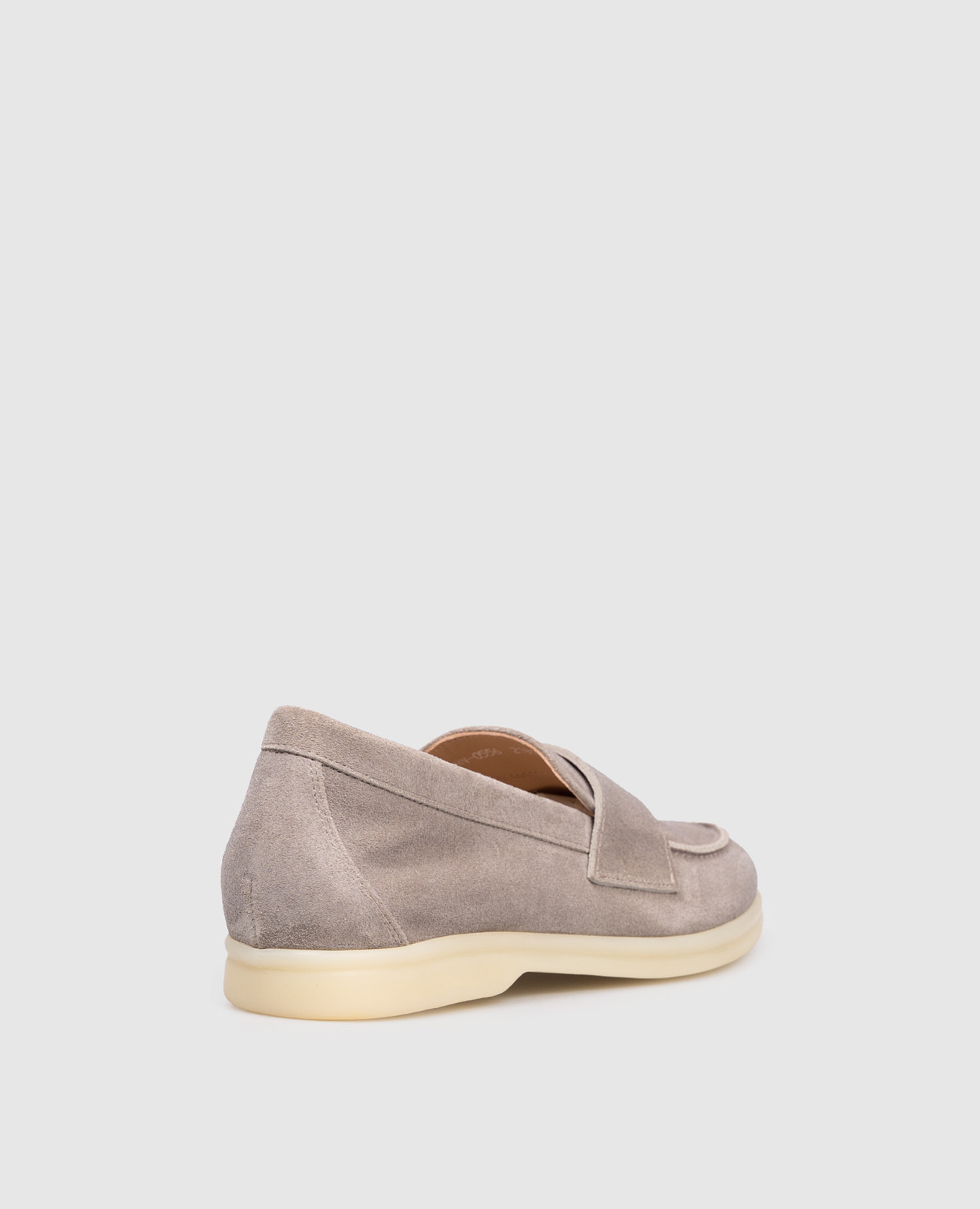 

Grey suede loafers with logo Babe Pay Pls
