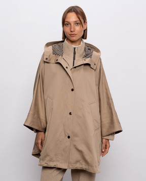 Brunello Cucinelli Beige jacket with linen ML5977575P