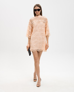 Twinset Orange lace mini dress 261TP2786
