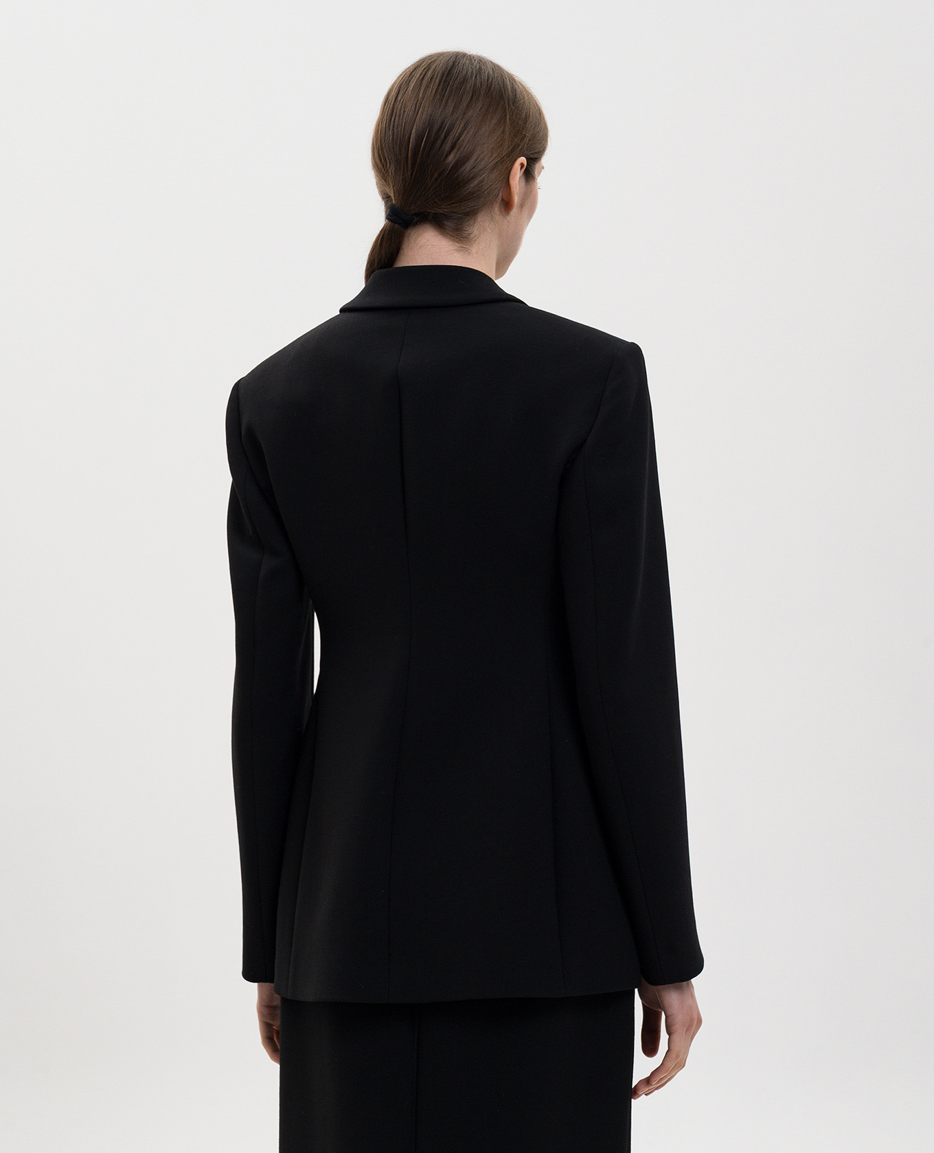 

Black Fontana wool jacket The Row