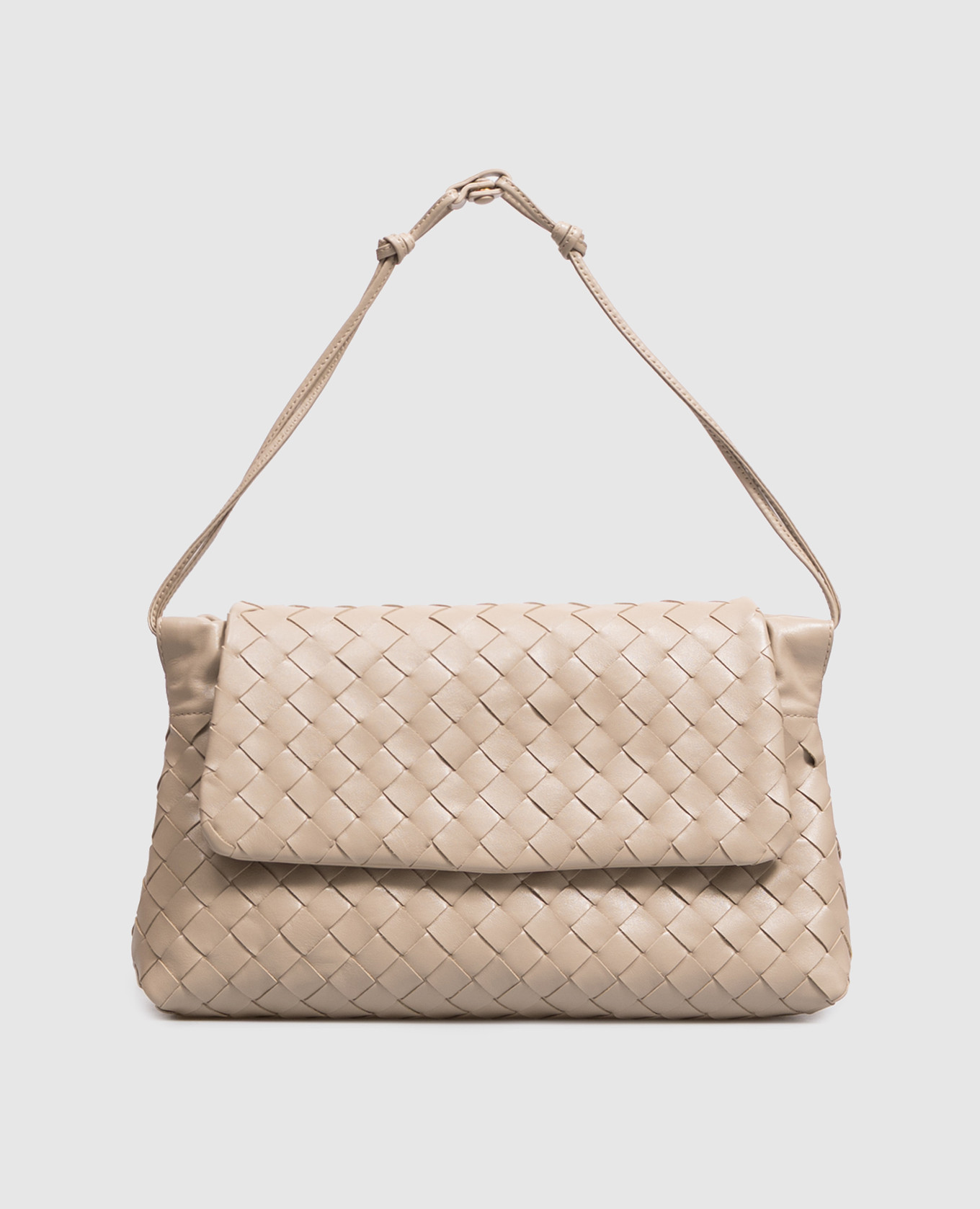 Beige leather bag Giorno