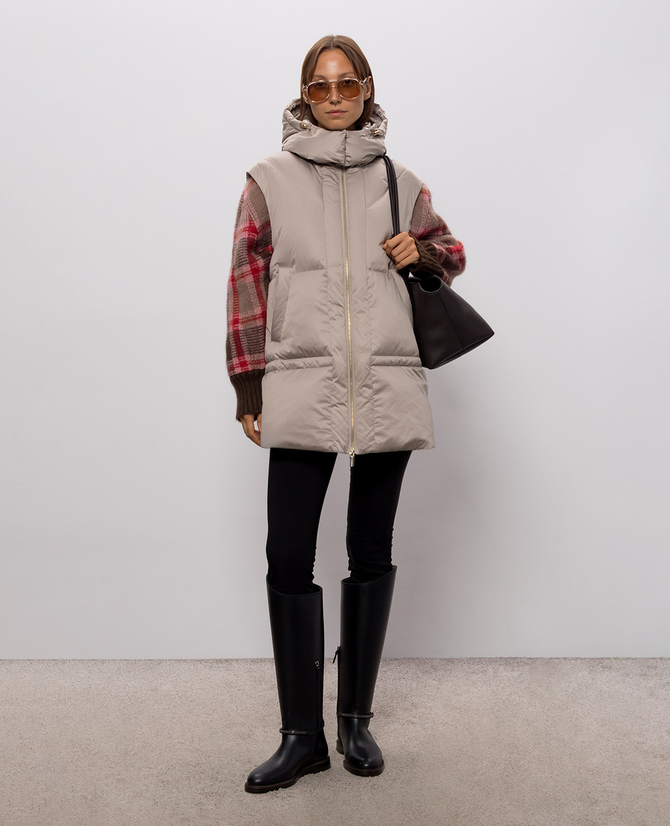 Beige down vest Be Florence 2