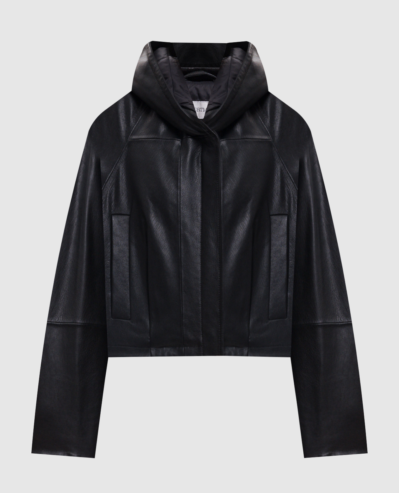 Black leather jacket KABALA