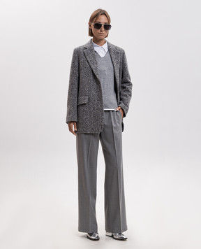 Peserico Gray pants with wool P0454902660