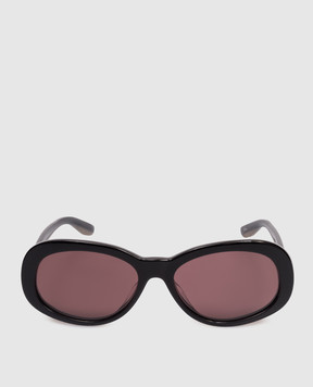 Brunello Cucinelli Claire black sunglasses with polarized lenses MOCGEMMS07