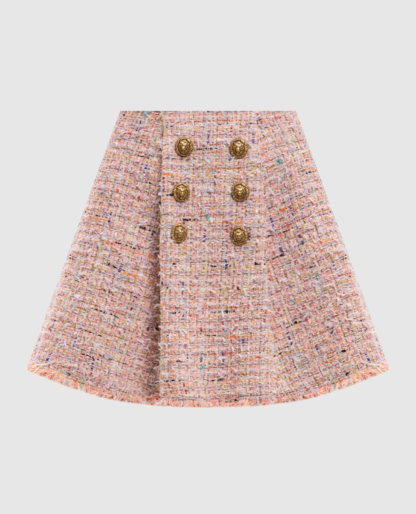 Pink tweed skirt