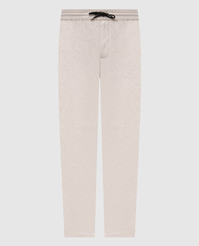 Sease White linen pants PT036TN514