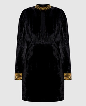 Twinset Black velour dress 252TS2270