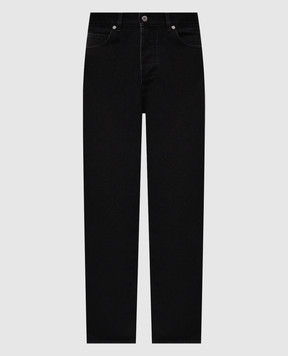 Bottega Veneta Black jeans with logo patch 861558V69O0