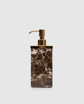 Treesseci Brown Palace Marble Liquid Soap Dispenser PA01DAEMGD