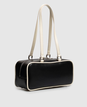Palm Angels Black tote bag with logo print PAWNN003FB001