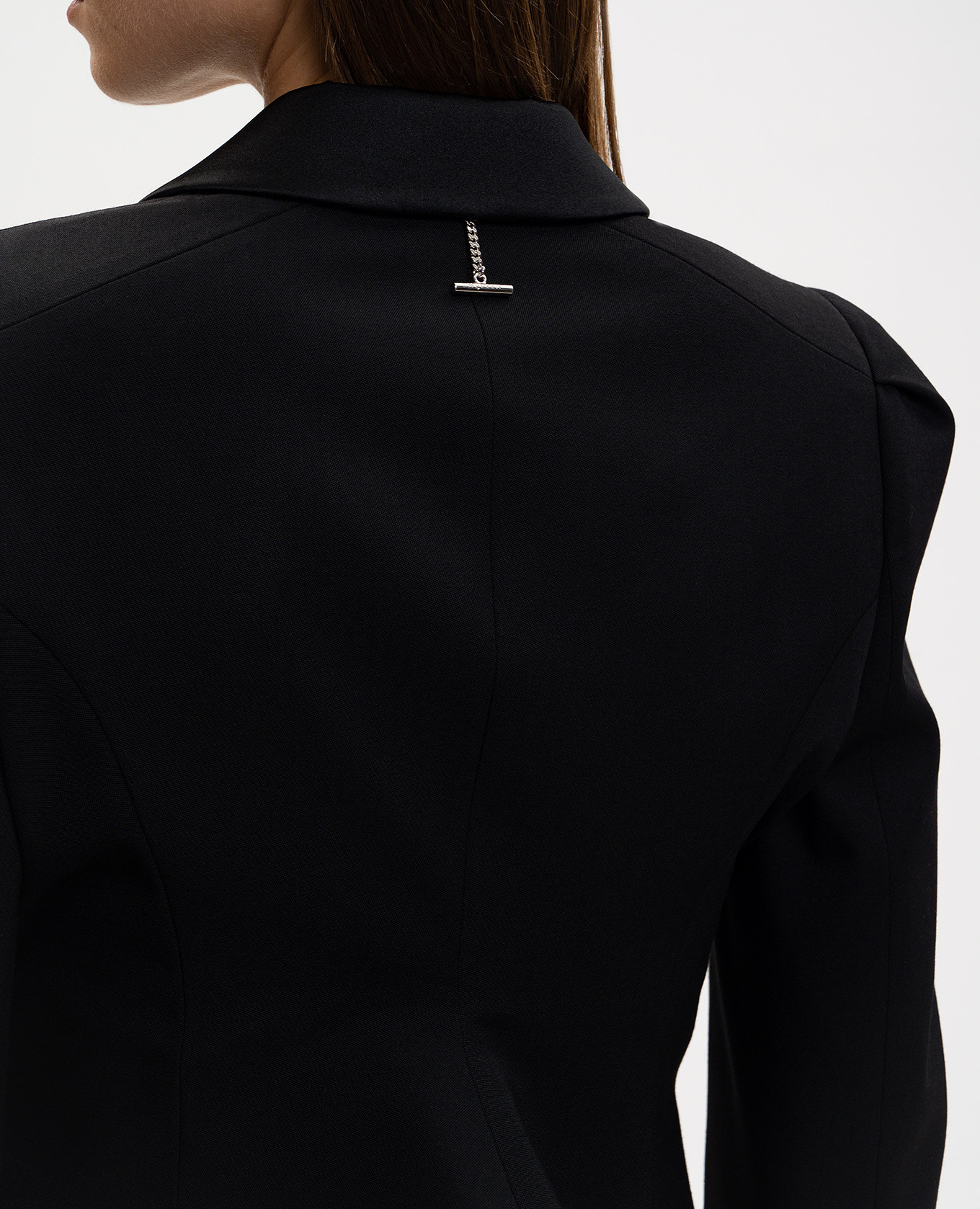 

Black wool tuxedo jacket Alexander McQueen