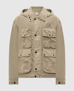 C.P. Company Khaki jacket with glasses MOW045A110535D