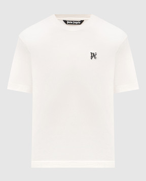 Palm Angels Set of T-shirts with embroidered monogram logo PMAA093R24JER001