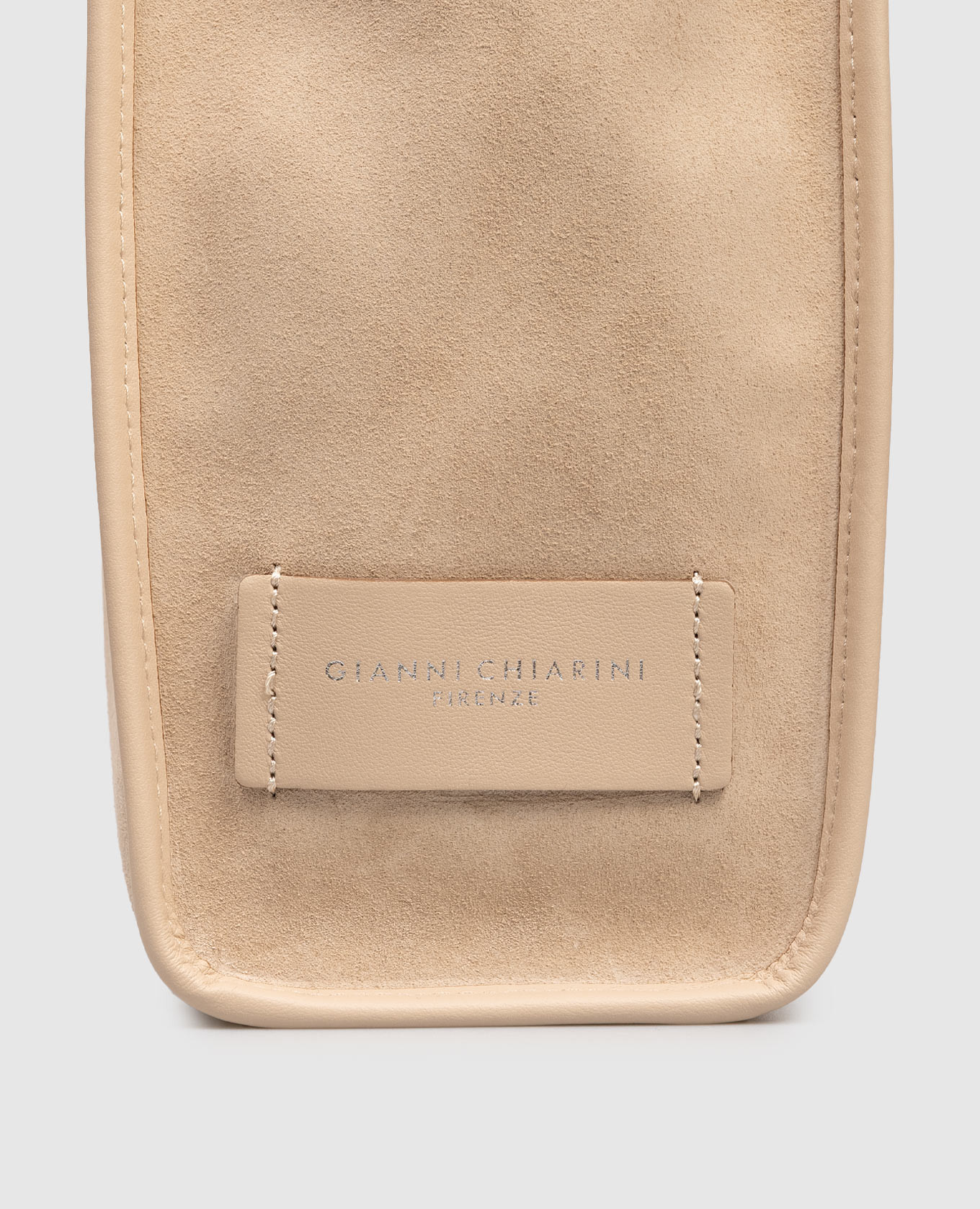 Marcella beige suede tote bag Gianni Chiarini 4