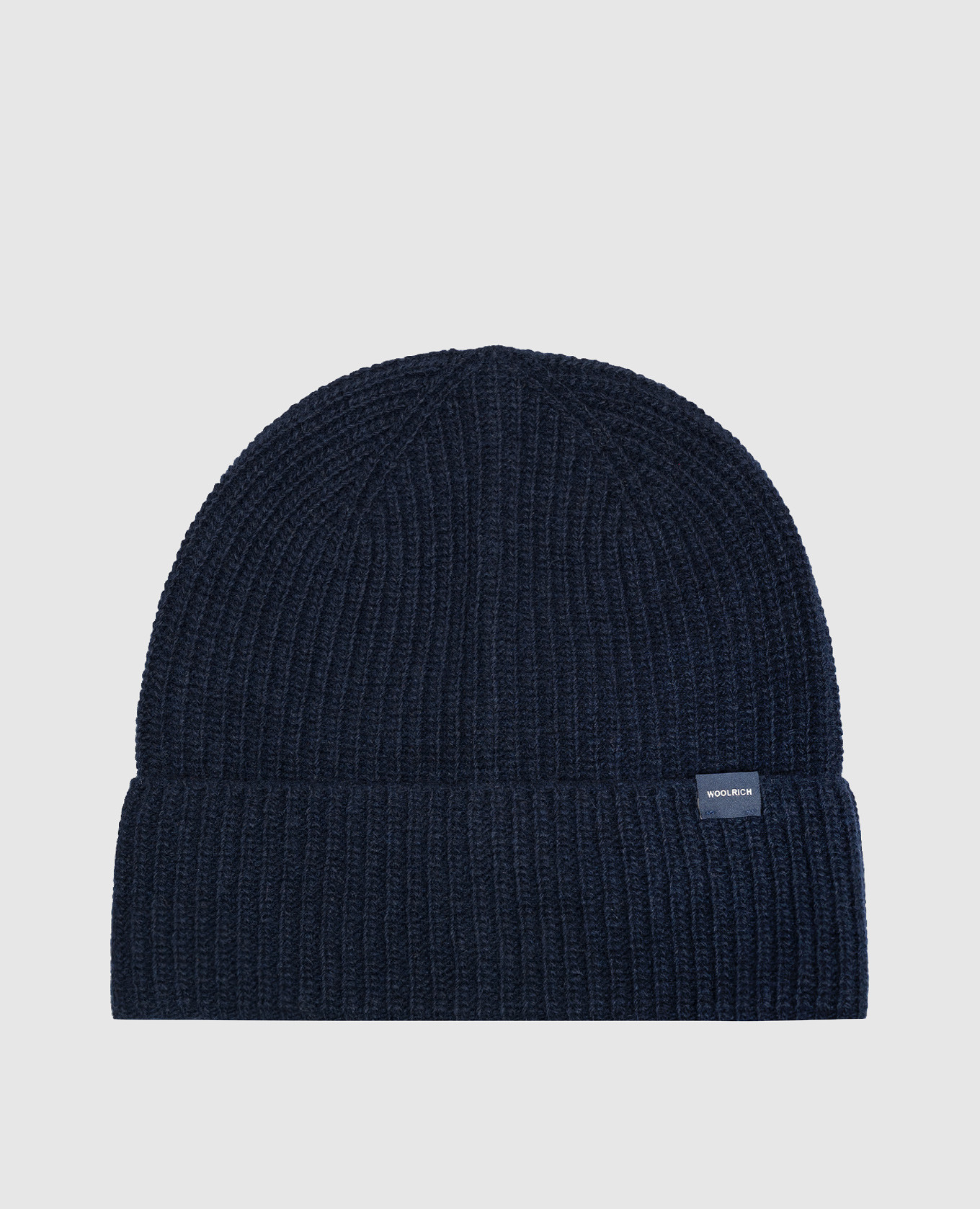 Blue hat with wool