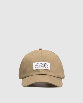 Maison Margiela MM6 Children's khaki cap with patch M61159MM05S