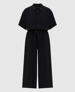 Y`S Yamamoto Black jumpsuit YQD15500