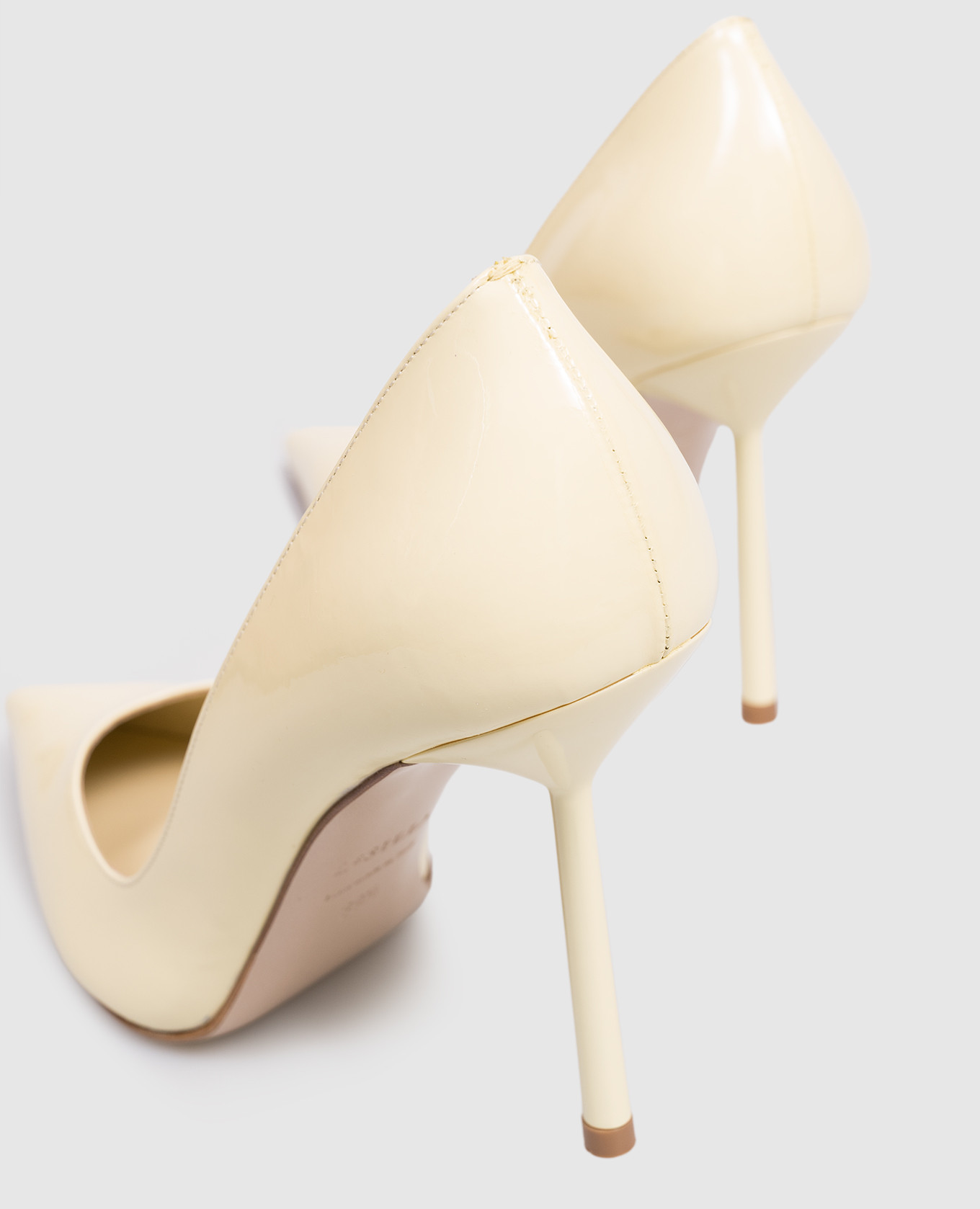 Bella yellow patent leather shoes Le Silla 5