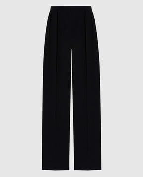 The Row Felicita black wool trousers 10533W4286