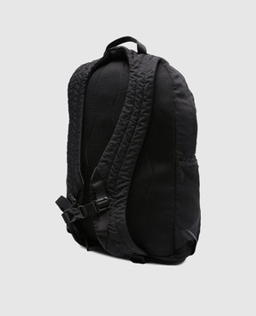 C.P. Company Black backpack with logo patch MAC737A005269G