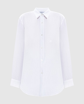 Gabriela Hearst Reyes white linen shirt 3261121LA003