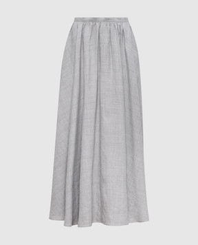 Intoca Gray skirt with sash 261RAPSKL1304